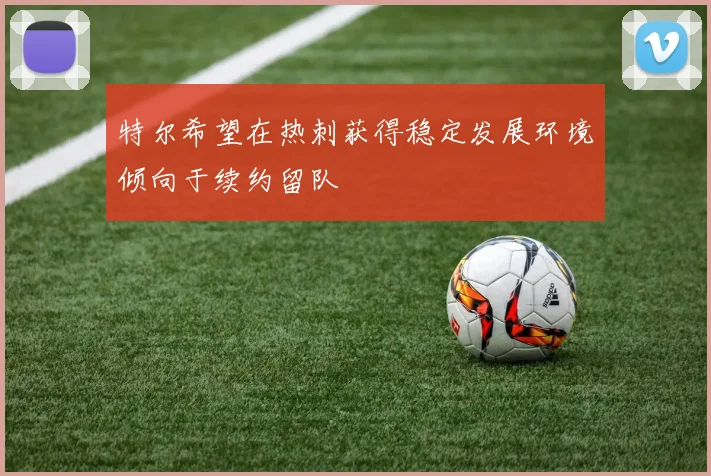 特尔希望在热刺获得稳定发展环境倾向于续约留队